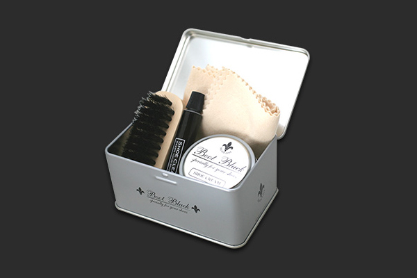 Boot Black Silver Line Set MOJITO